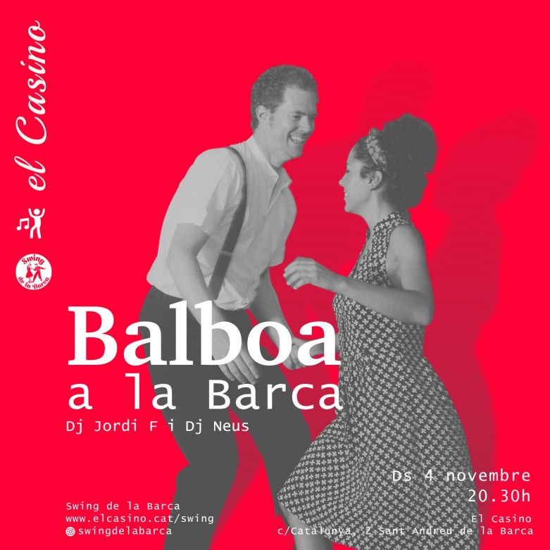 Cartell promocional Balboa a la Barca, 4 de novembre de 2023.