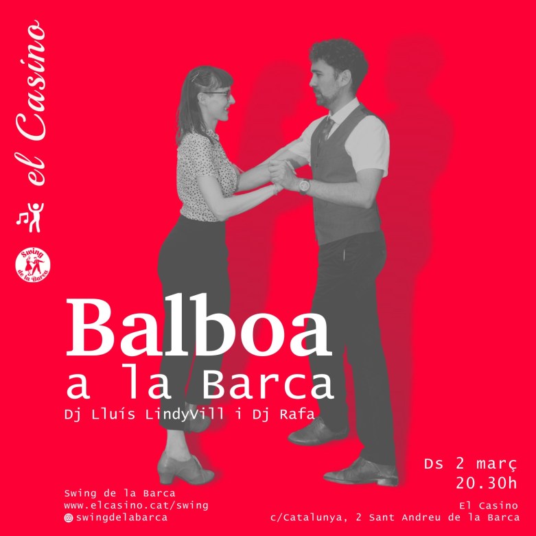 Cartell de la jam Balboa a la Barca, març 2024