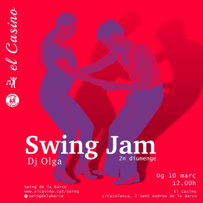 Cartell de la Swing Jam Vermut de març de 2024
