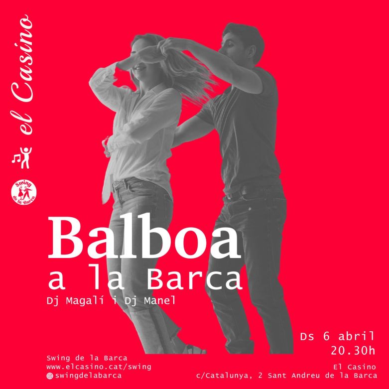 Cartell promocional de la Balboa a la Barca d'abril de 2024 a Swing de la Barca