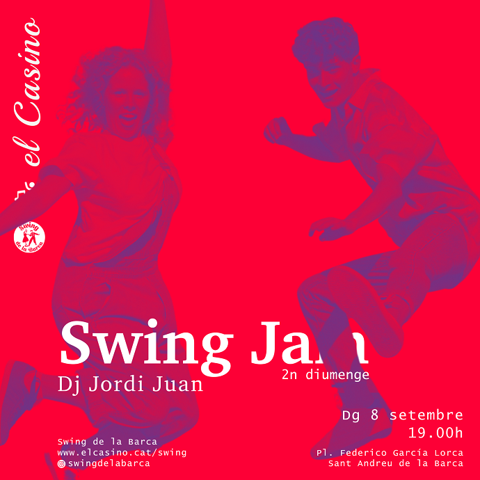 Cartell promocional de la Swing Jam, 8 de setembre de 2024