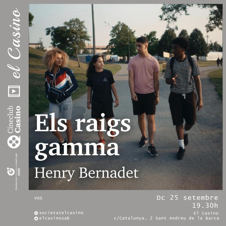 Cartell promocional de Els raigs gamma (25/09/2024)