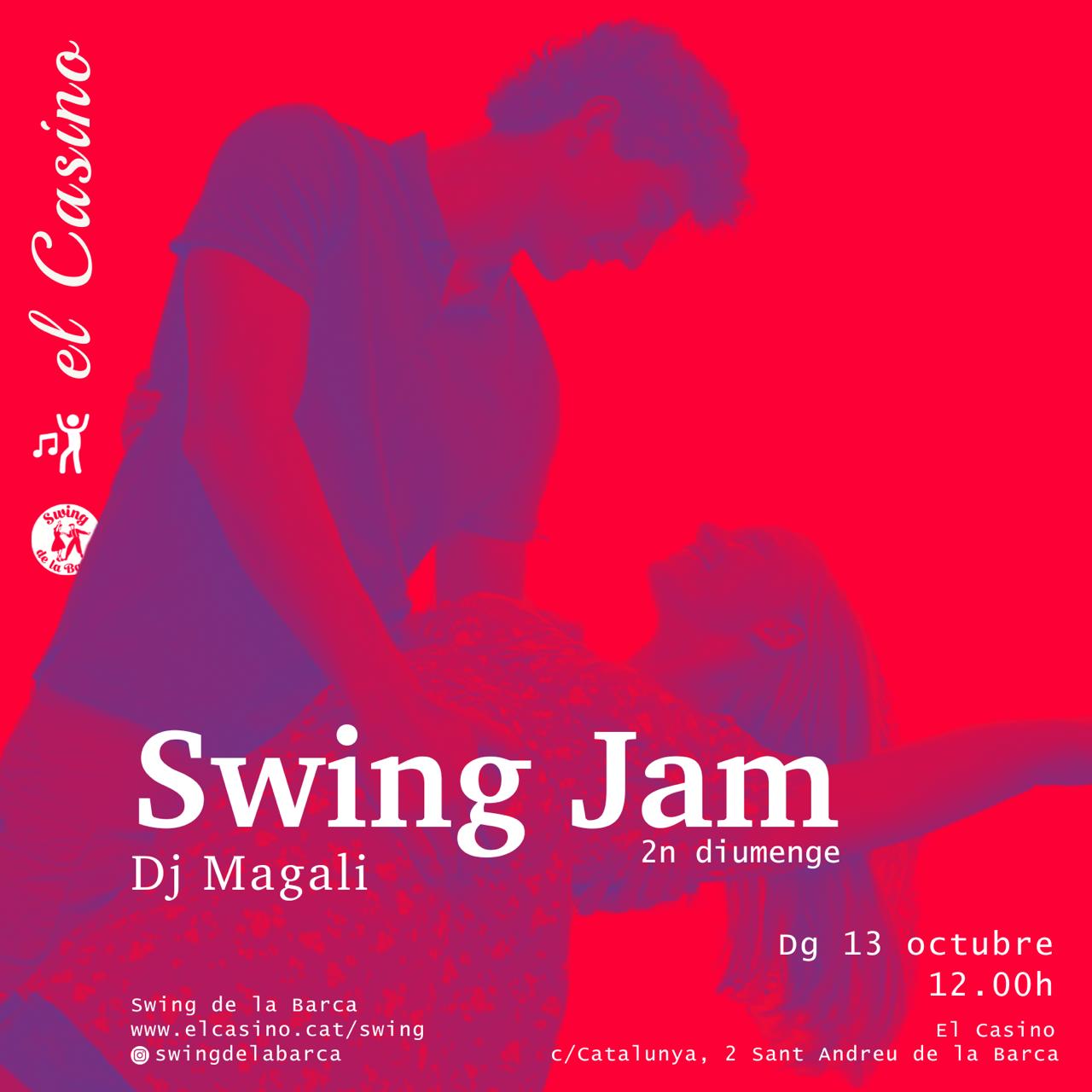 Cartell promocional de la Swing Jam, 13 d'octubre de 2024