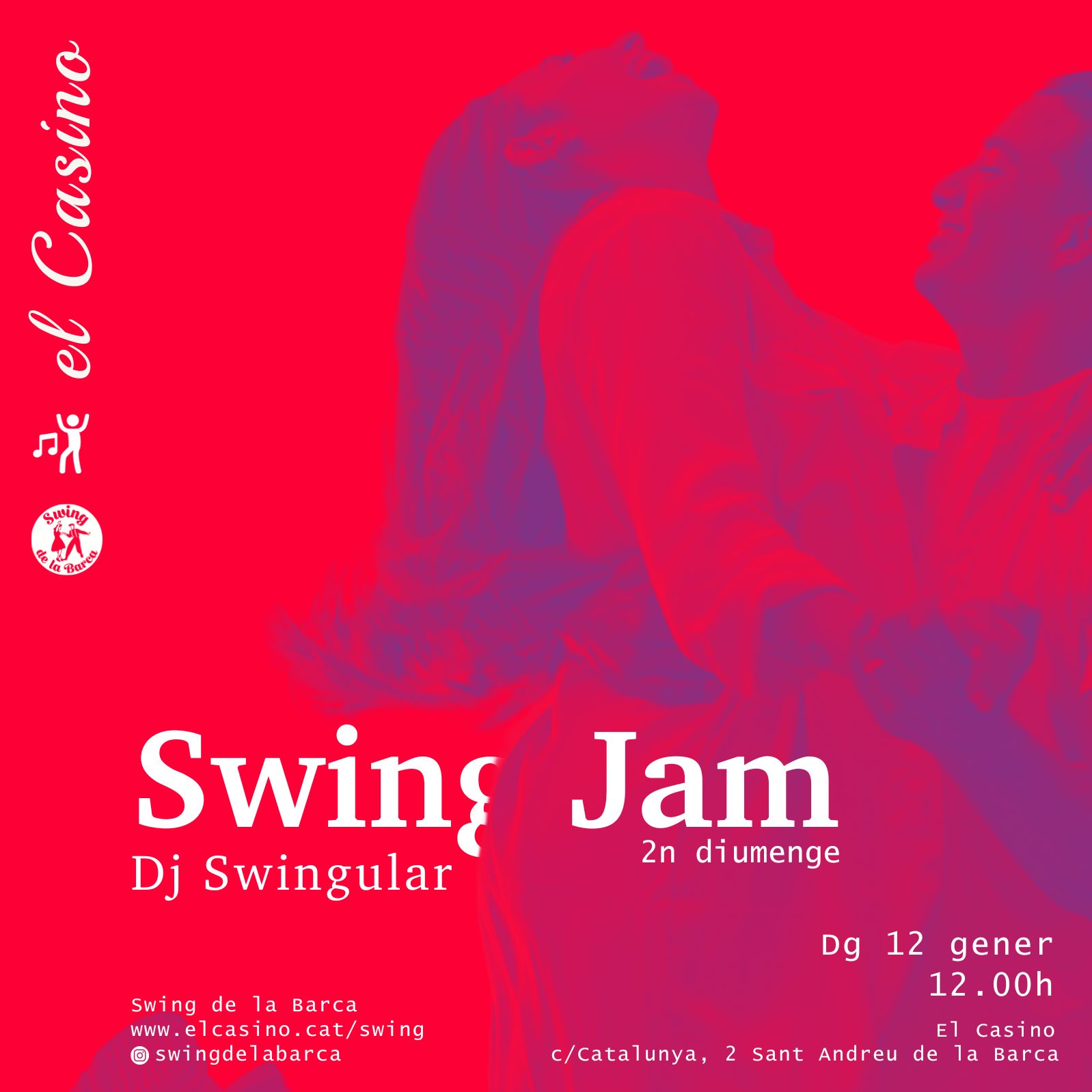 Jam de swing de gener de 2025 amb Dj Swingular