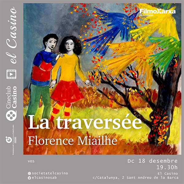 Cartell promocional de la pel·lícula d'animació La traversée (Cineclub Casino)