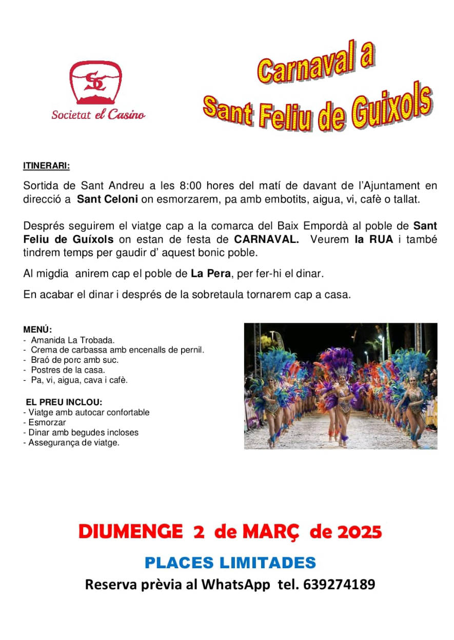 Detall de la sortida