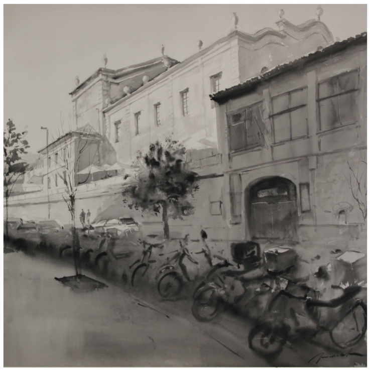 Façana de l'edifici del Casino vist des del c/ Catalunya