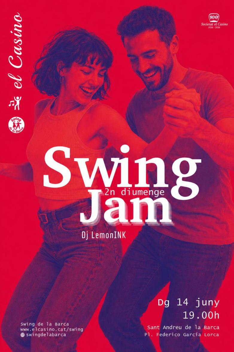 Cartell promocional de la Swing Jam de juny de 2026