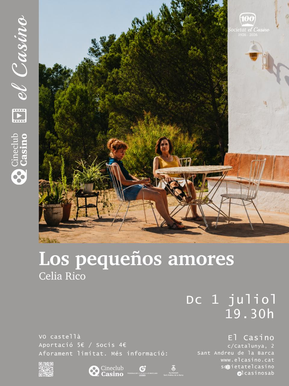 Cartell promocional de la pel·lícula "Los pequeños amores"