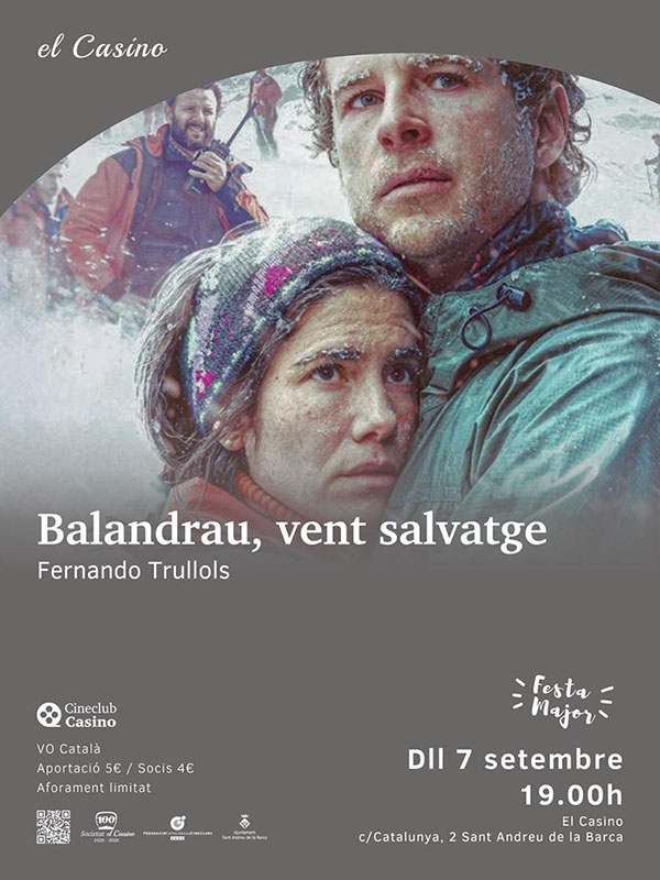 Cartell promocional de la pel·lícula "Balandrau, vent salvatge"